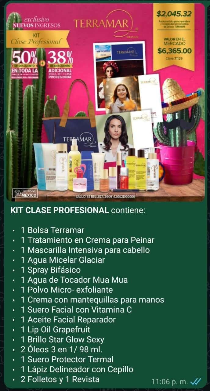 Contenido kit Profesional